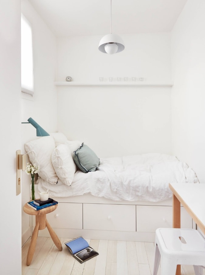 7 ý tưởng thiết kế phòng ngủ nhỏ trở nên thông thoáng